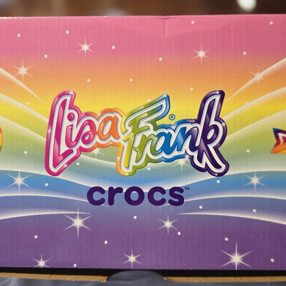 Limited Edition Lisa Frank Crocs Clogs